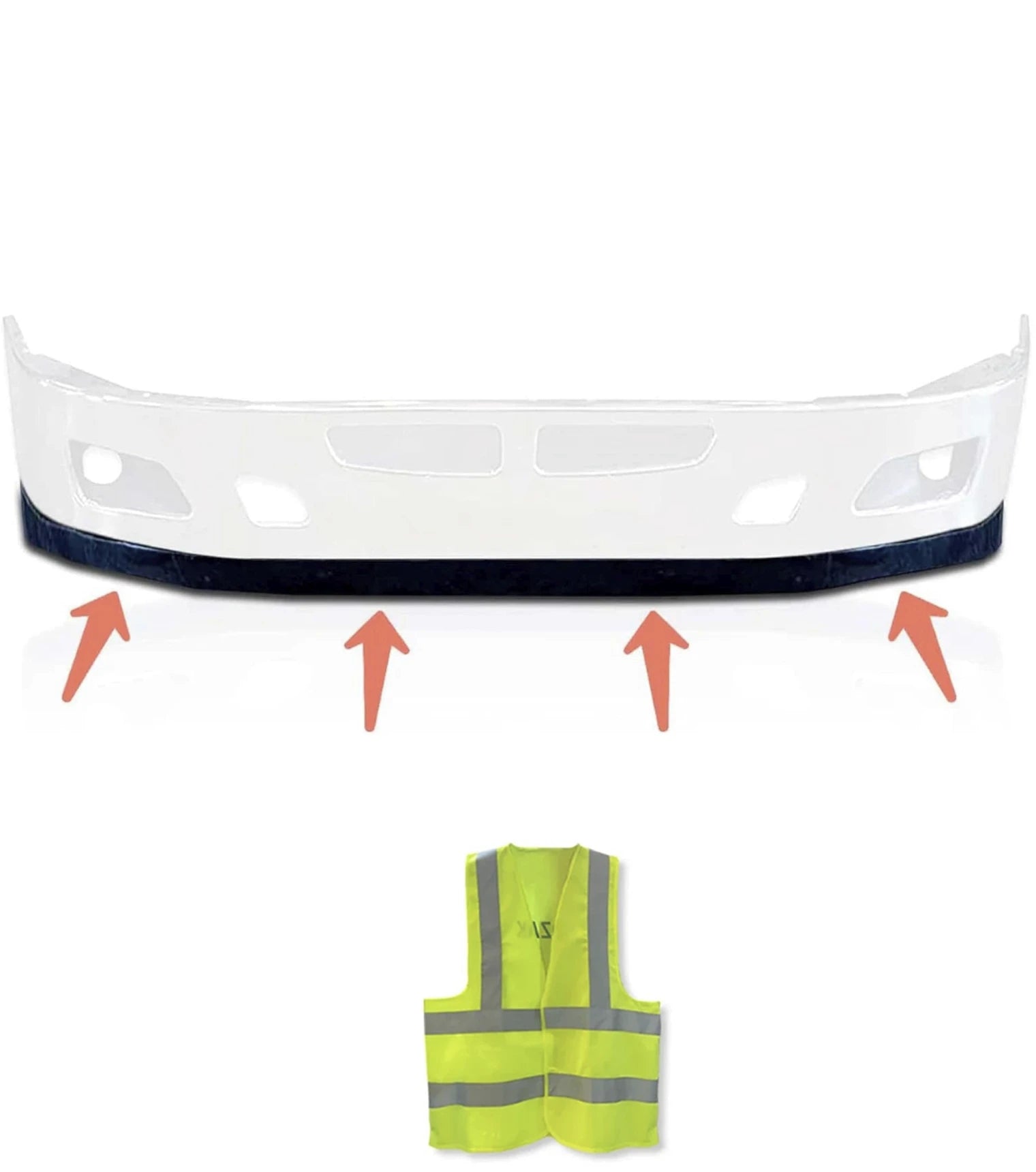 Lower Lip Spoiler Plastic fit Bumper Kenworth T660