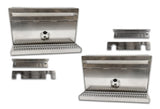 Aluminum Tool Boxes Step 2 pcs with Brackets Right & Left Side for Peterbilt 377 -