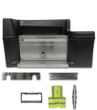 Cab Skirt/Side Fairing with Aluminum Tool Box Driver Peterbilt 377 385