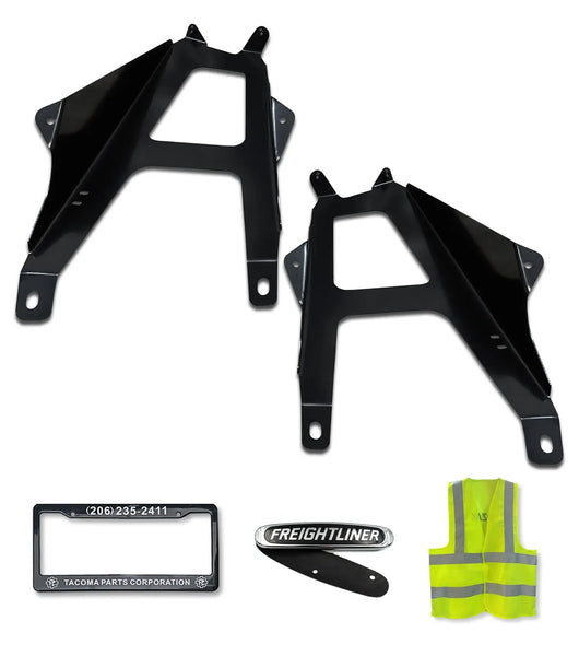 Mounting Brackets Fits Bumper Pair 2002-2012 Freightliner Columbia