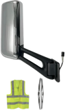 Door Mirror with Arm Chrome Passenger 2013-2021 Peterbilt 579