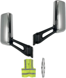 Door Mirrors with Arms Chrome Set 2013-2021 Peterbilt 579