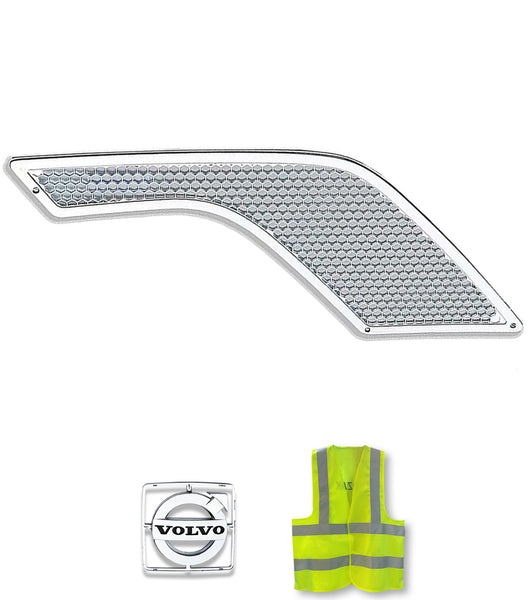 Air Hood Vent Chrome Passenger 2004-2017 Volvo VNL