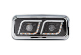 Headlight LED Black Driver Western Star 6900 4900 4800