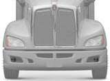 Black LED Fog Lights Lamp Pair Kenworth T660 -