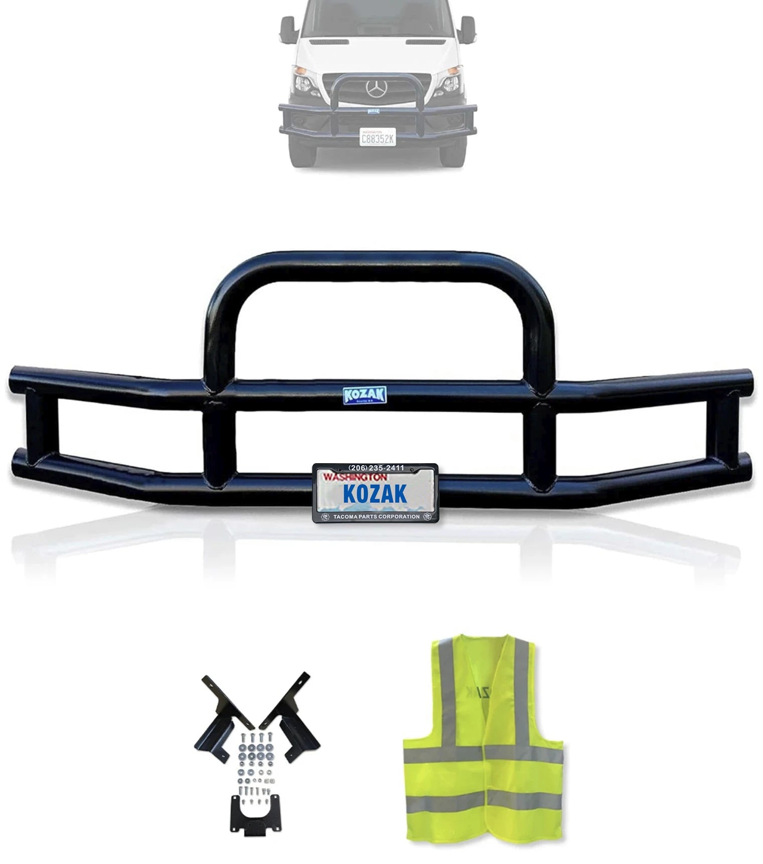 3" Grille Guard 2010-2013 Mercedes-Benz Sprinter