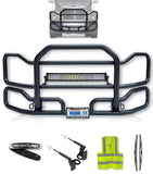 Front Grille Guard Large Black Freightliner Century