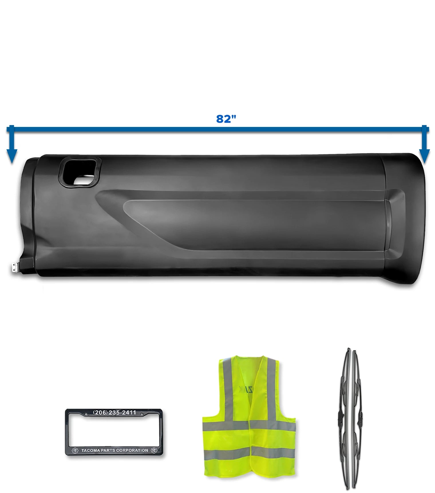 Middle Fairing Skirt Panel with Tube Driver 2013-2021 Peterbilt 579