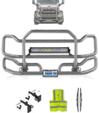 Front Grey Grille Guard Large 2013-2020 Peterbilt 579