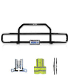 Front Grille Guard with lights Black Kenworth T660