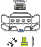 Front Grey Grille Guard Large 2013-2020 Peterbilt 579
