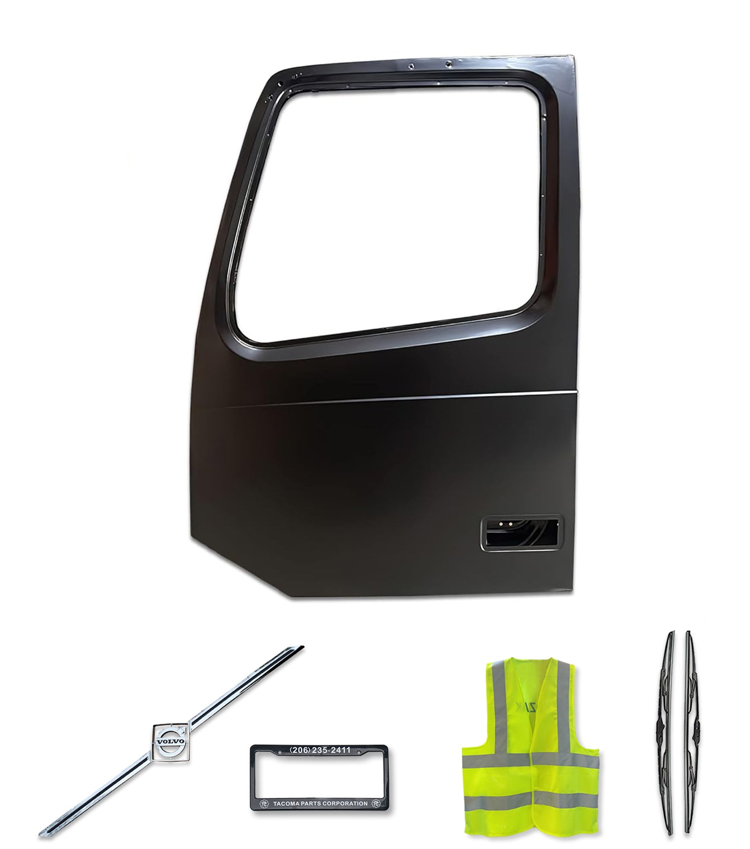 Door Assembly Front Driver 2004-2017 Volvo VNL