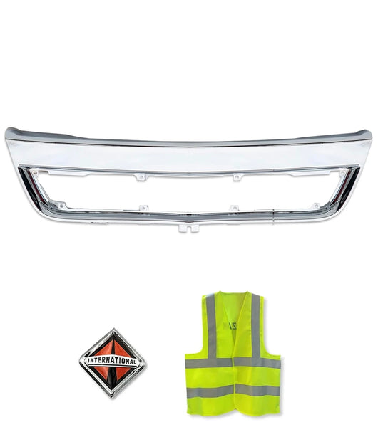 Center Bumper Chrome Trim International LT625