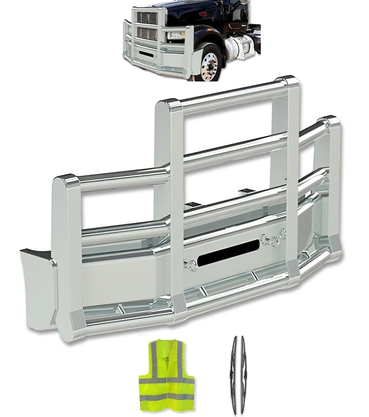 Grille Deer Bumper Herd Defender Guard 2008-2025 Peterbilt 567 SBA