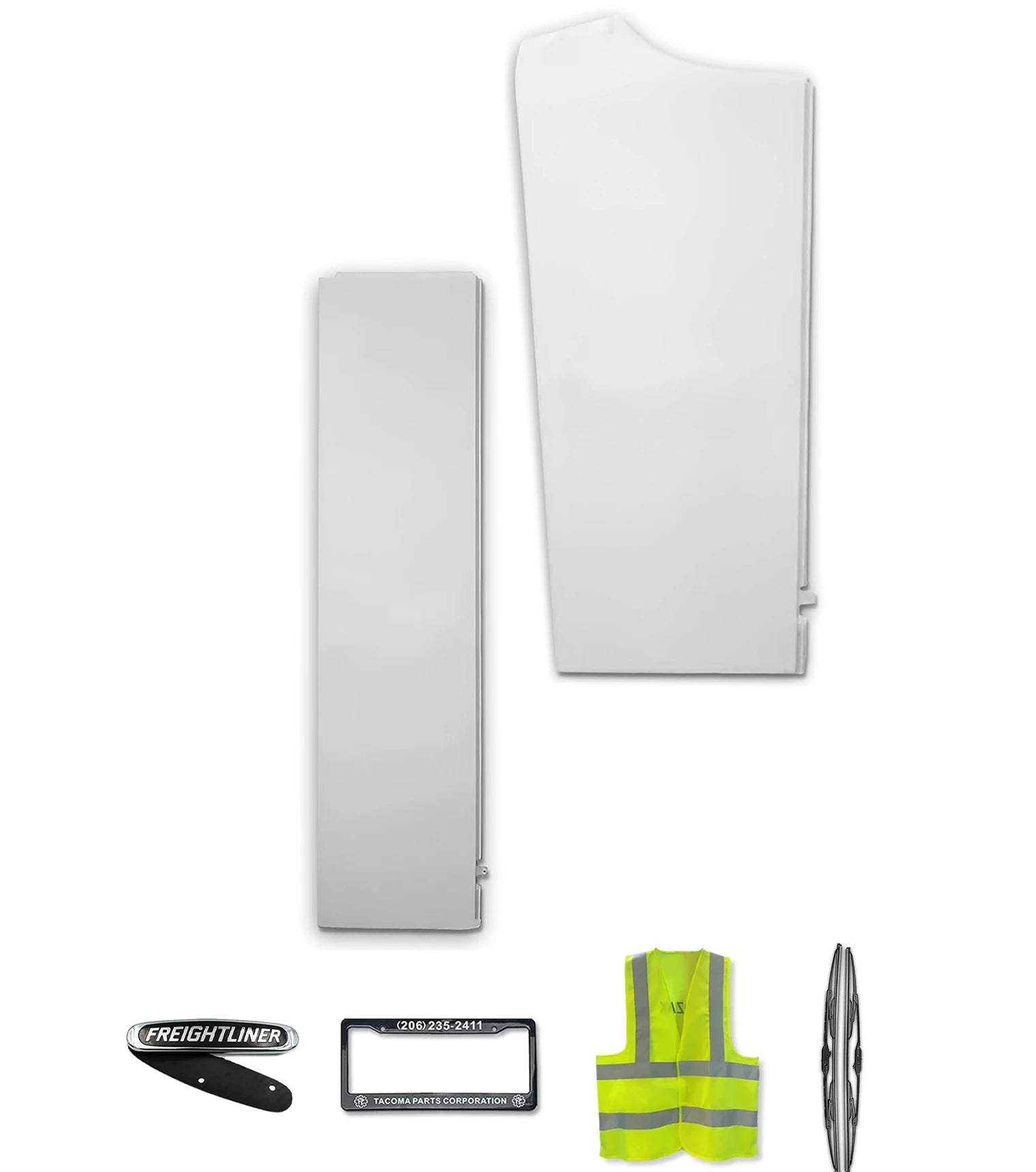 Cabin Upper and Lower Sleeper Fairing Set Driver 2008-2016 Freightliner Cascadia 125