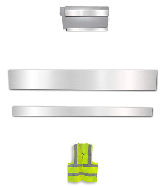 Central Panel Stripes Chrome Trim Set for Passenger Side (10R, 11R) 2004-2017 Volvo VNL
