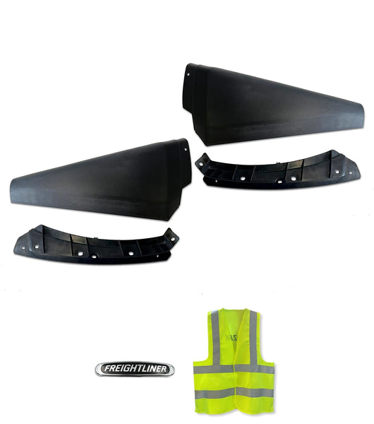 Bumper Air Flow Deflectors Set 2018+ Freightliner Cascadia 126 116