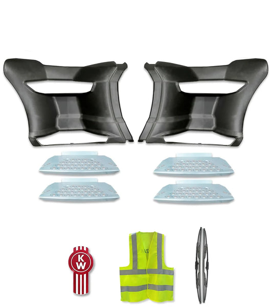 Rear Fairing Panels with Steps Set Kenworth T680