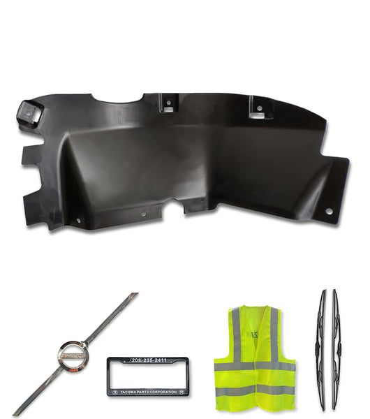 Air Deflector Black Plastic Passenger 2018+ Volvo VNL