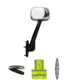 Hood Mirror Chrome Driver 2008-2017 Freightliner Cascadia 125 113