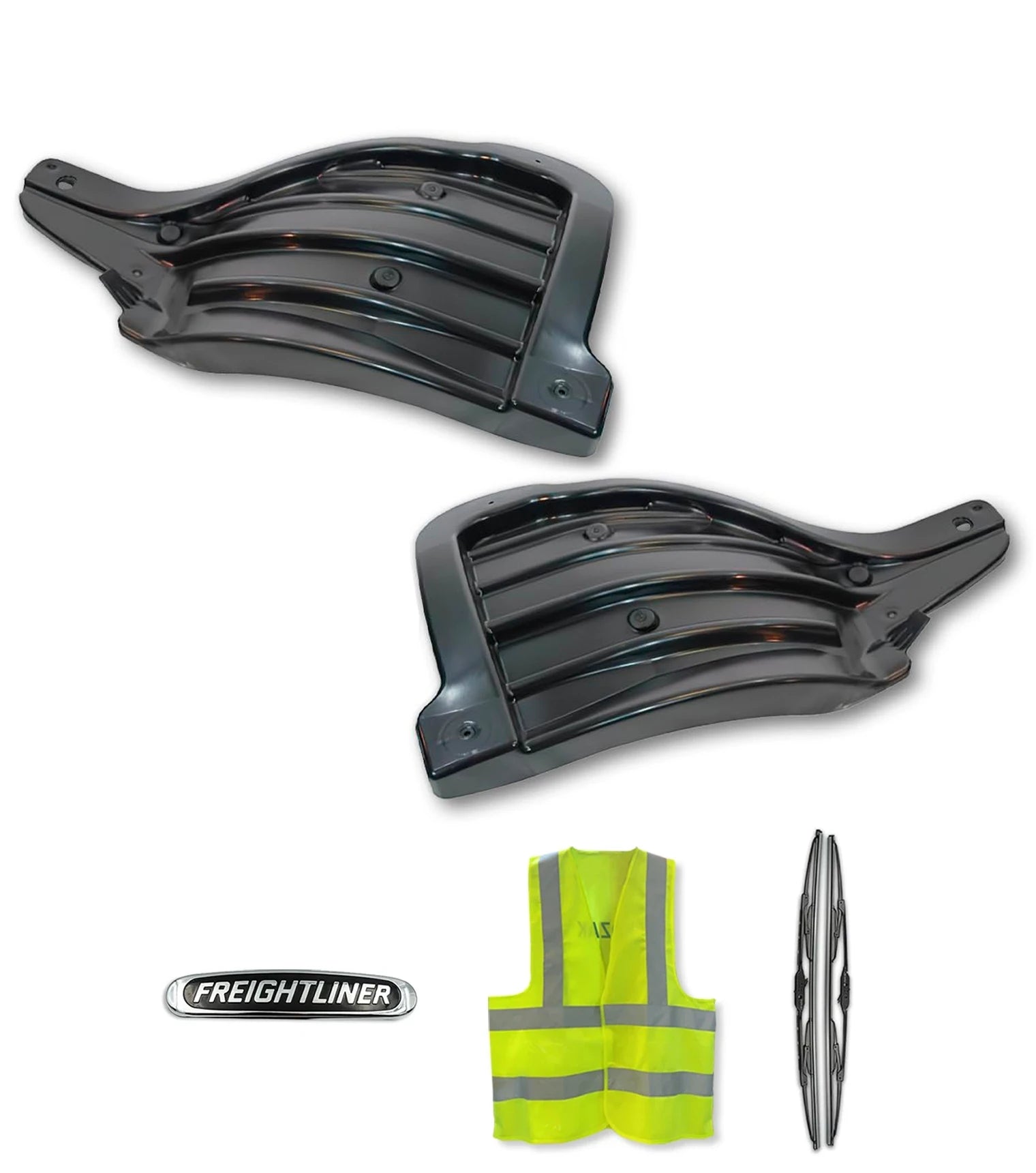 Fender Shield Splash, Hood Mounted Set 2018+ Freightliner Cascadia 123