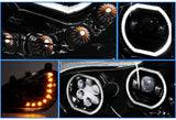 Headlight Full LED Black Driver 2013-2021 Kenworth T680
