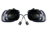 Full LED Projector Fog Lights Black Pair Freightliner Cascadia 2008-2017 -