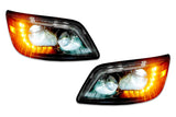 Headlights LED 12V Black Set 2014-2016 Hino