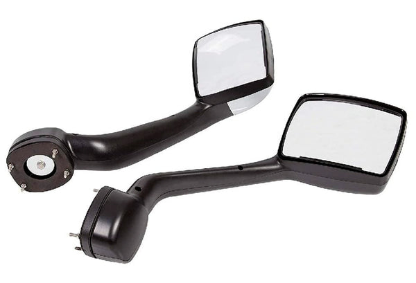 AM Autoparts Chrome Side View Mirror Pair For Kenworth T680 2013-2019 - LH & RH