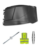 Bumper Corner No Fog Hole Plastic Driver 2016-2017 Volvo VNL
