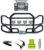 Front Grille Guard Large Black Freightliner Century