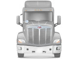 Chrome Plastic Bumper Corner Left Side No Fog Light Hole for Peterbilt 579 -