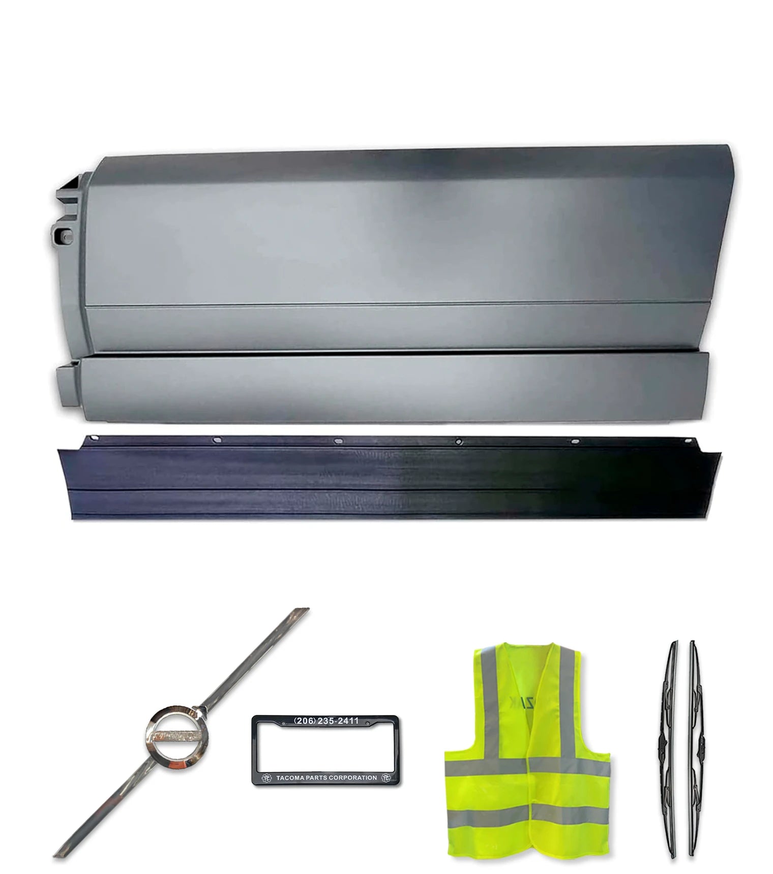 Side Middle Fairing Panel with Rubber Stripe Driver 2018+ Volvo VNL