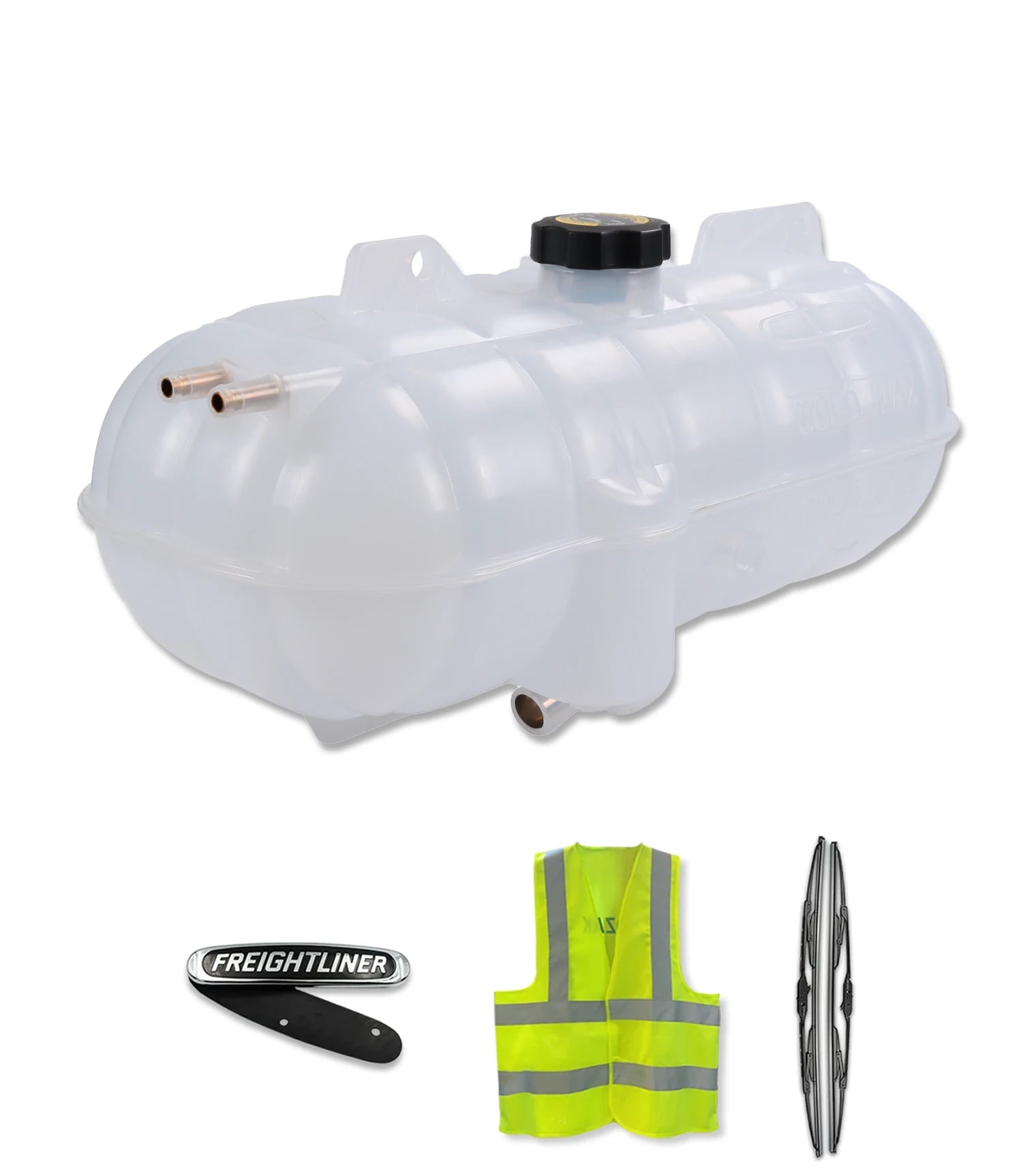 Engine Coolant Reservoir Bottle Tank 603-5201 2001-2009 Freightliner Century Class Columbia