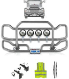 Front Grey Grille Guard Large Kenworth T660