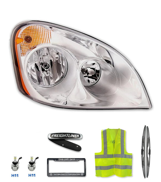 Headlight Passenger 2008-2017 Freightliner Cascadia 113 125