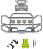 Front Grey Grille Guard Large Kenworth T660