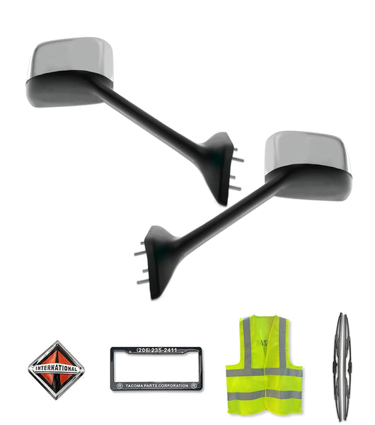 Hood Mirrors Chrome Set International LT625