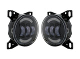 Black LED Fog Lights Lamp Pair Peterbilt 579 578 -