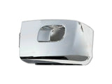 Chrome Plastic Bumper Corner Left Side No Fog Light Hole for Peterbilt 579 -