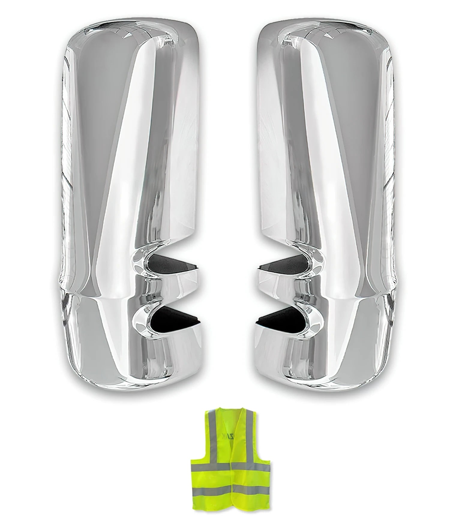 Door Mirror Covers Chrome Set Kenworth 2013-2021 T680 T880