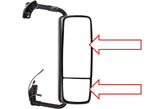 Small Lower and Big Door Mirrors 2004+ Volvo VNL VNM VNX