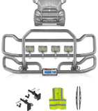 Front Grey Grille Guard Large Kenworth T700