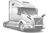 Hood Heated Mirror Chrome Driver 2018+ Volvo VNL VNR