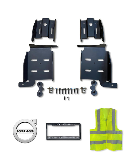 Mounting Brackets Set Fit Plastic Bumper 2018+ Volvo VNL