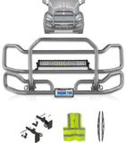 Front Grey Grille Guard Large Kenworth T700