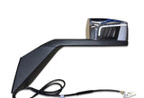 Hood Mirror with LED Turn Signal Chrome Driver 2004-2017 Volvo VNL