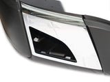 Bumper Set with Fog Holes with Chrome Trim and Brackets 2018+ Volvo VNL VNR