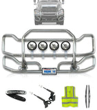 Front Grille Guard Large Chrome Freightliner Columbia