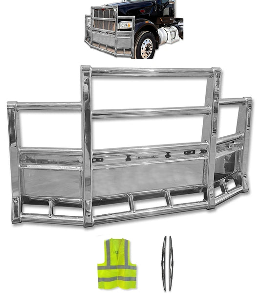 Grille Deer Bumper Herd Defender Guard 2008-2025 Peterbilt 567 SBA